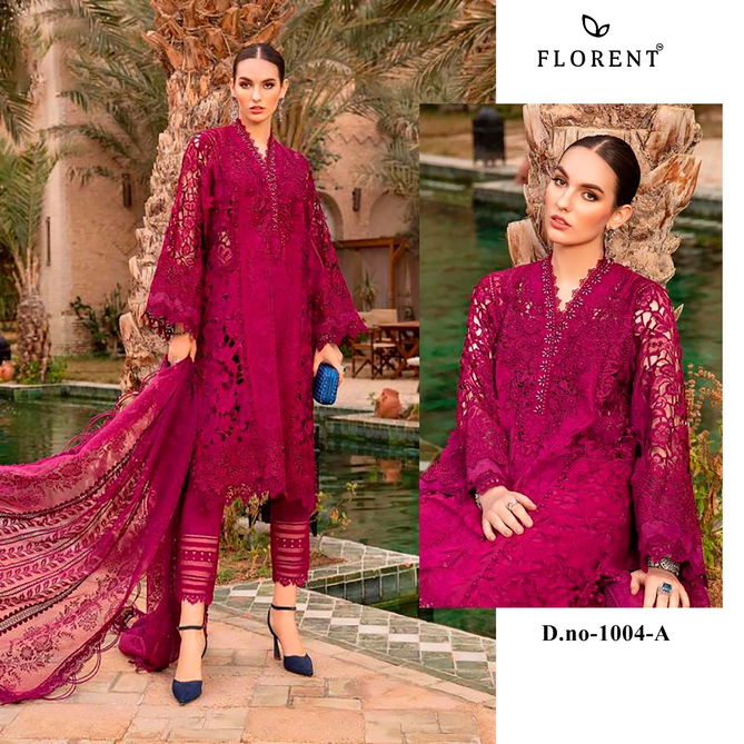 Maria B Colour Vol 1 By Florent Embroidery Cotton Pakistani Suits Wholesale Shop In Surat